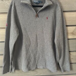Polo by Ralph Lauren Charcoal Zip-Up Sweater